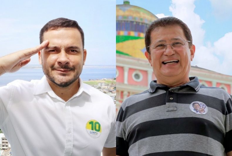 O candidato a prefeito Alfredo Nascimento (PL) foi multado por veicular propaganda eleitoral sem o nome de Conceição Sampaio (MDB), candidata a vice dele.