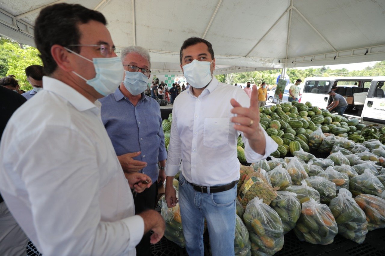 Wilson Lima anunciou, a criação de uma central de distribuição de alimentos junto às famílias em situação de vulnerabilidade social e insegurança alimentar.
