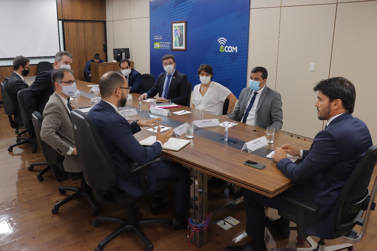 O governador Wilson Lima esteve em Brasília, para tratar sobre o Programa Norte Conectado, que vai ampliar a infraestrutura de telecomunicações na região.