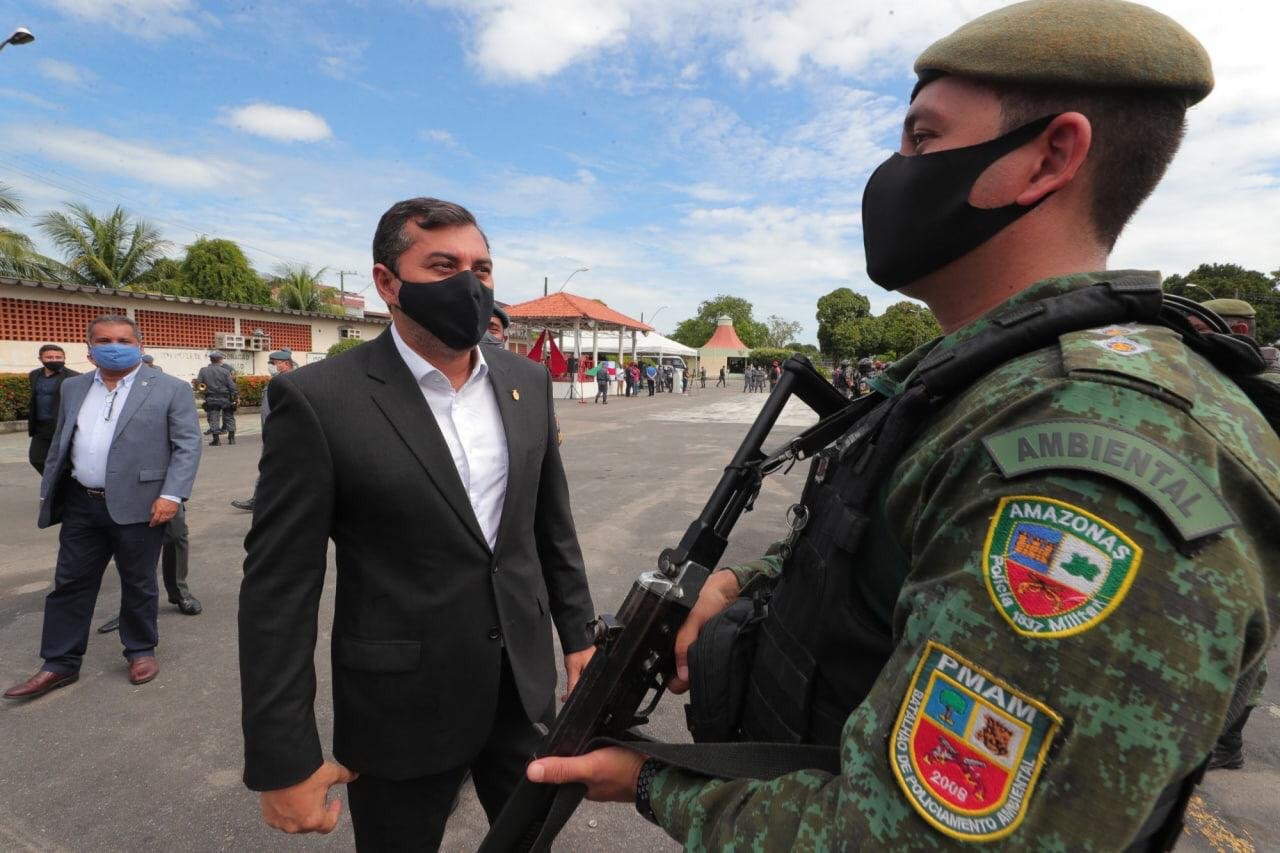 O governador Wilson Lima anunciou o pagamento da data-base de 2016 para as Polícias Civil e Militar e Corpo de Bombeiros no Amazonas.