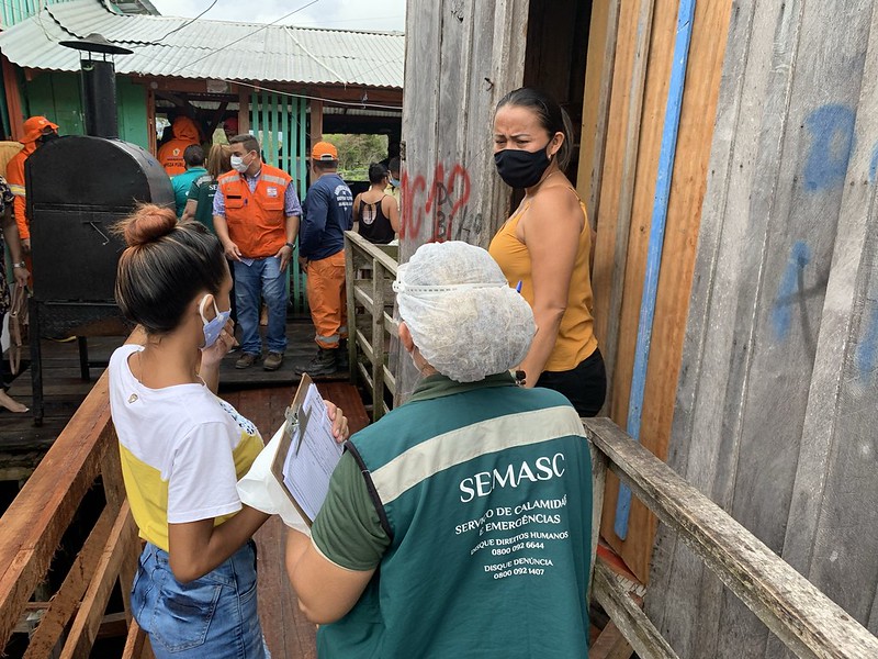 Às vésperas da divulgação do segundo alerta de cheias na capital, a Prefeitura de Manaus já cadastrou mais de 1,6 mil famílias pela operação “Cheia 2021”.