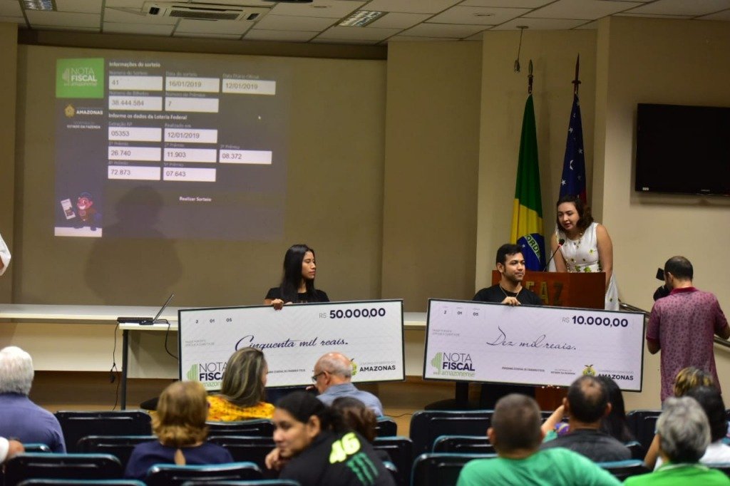 Com prêmios de R$ 5 mil até R$ 20 mil, a Campanha Nota Fiscal Amazonense (NFA) realizará seu 63º Sorteio Mensal nesta quinta-feira (12/08)