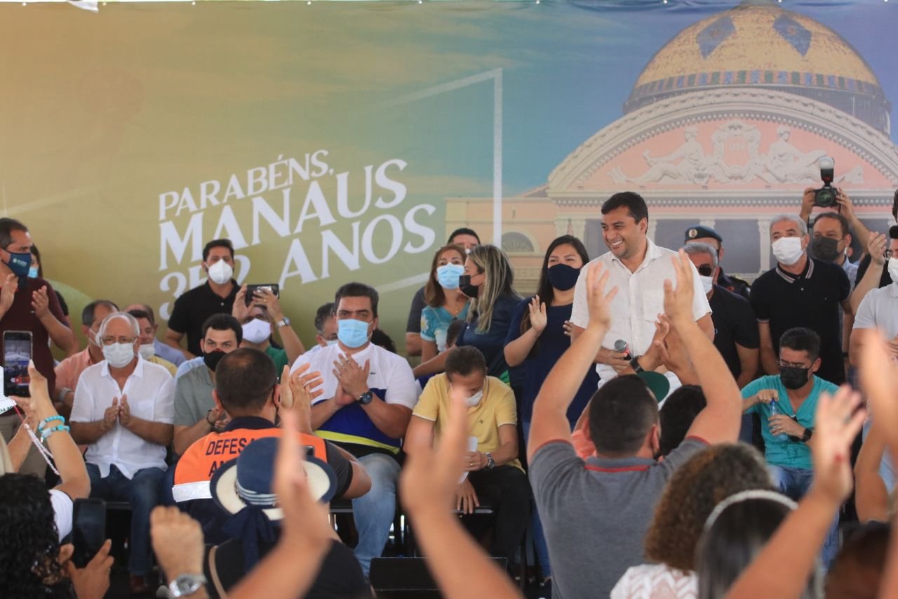 Wilson Lima anunciou 11 projetos em parceria com a Prefeitura de Manaus com investimentos de R$ 580 milhões em diversas áreas.
