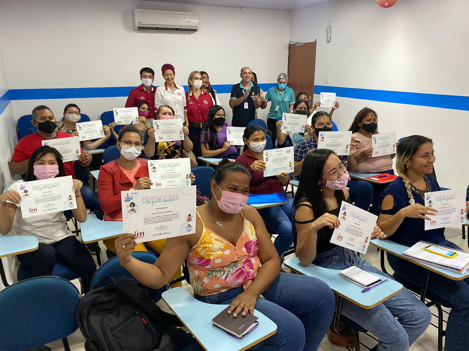 A Prefeitura de Manaus promoveu as últimas oficinas de qualificação profissional do projeto “Qualificar é o Caminho Certo para Empregar”.