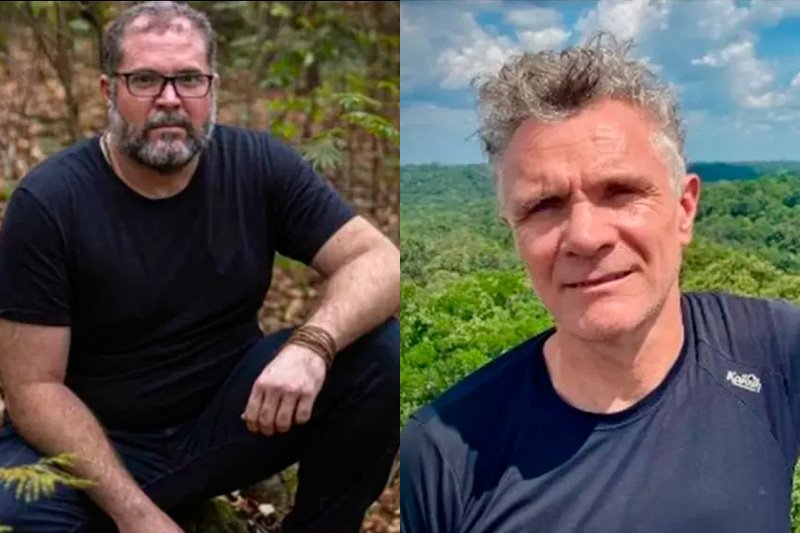 Os corpos do indigenista Bruno Pereira e do jornalista britânico Dom Phillips foram encontrados em área de igapó na região do Vale do Javari.