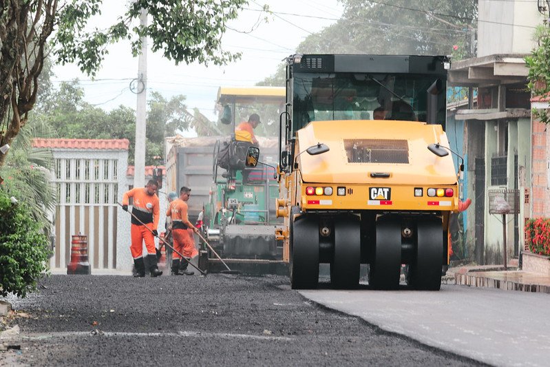 As ações de melhoria da infraestrutura da capital amazonense com a implantação do programa “Asfalta Manaus” crescem a cada dia.