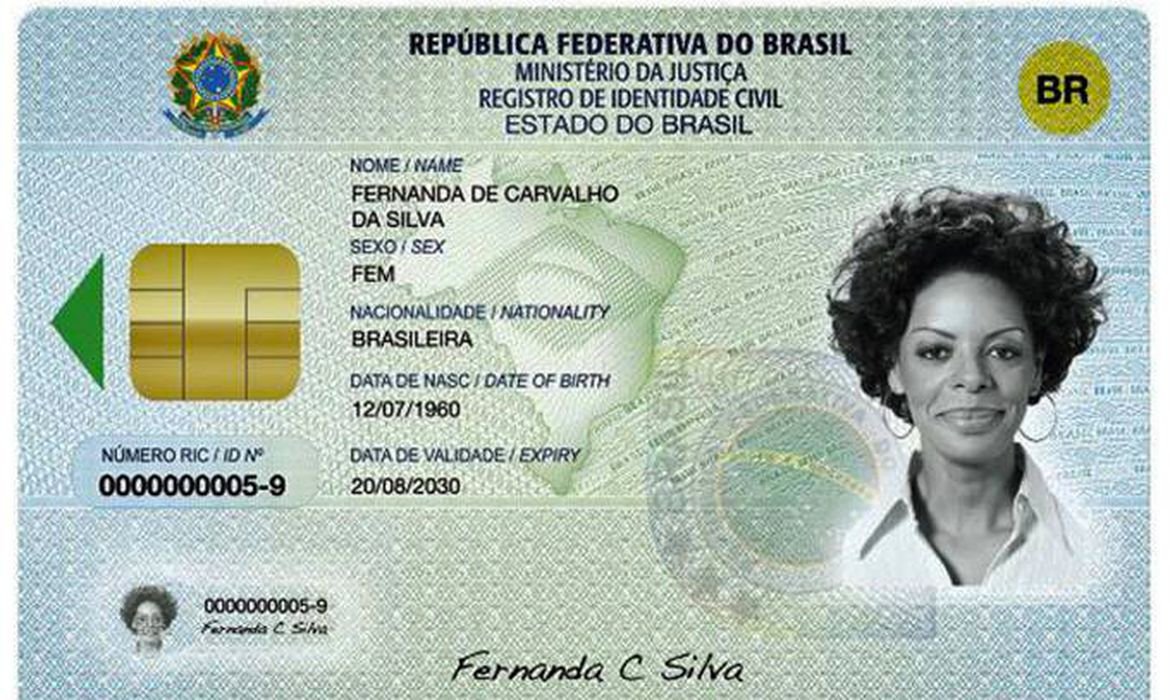 Hoje, começa a ser emitida a nova carteira de identidade nacional, documento que adotará o número de inscrição do Cadastro de Pessoas Físicas