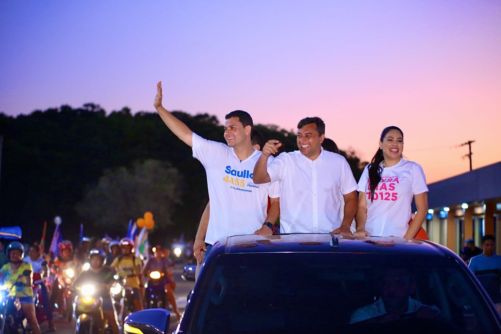 Em mais uma agenda pelo interior do Amazonas, o deputado Saullo Viannna (UB) movimentou a cidade de Parintins, neste sábado (10).