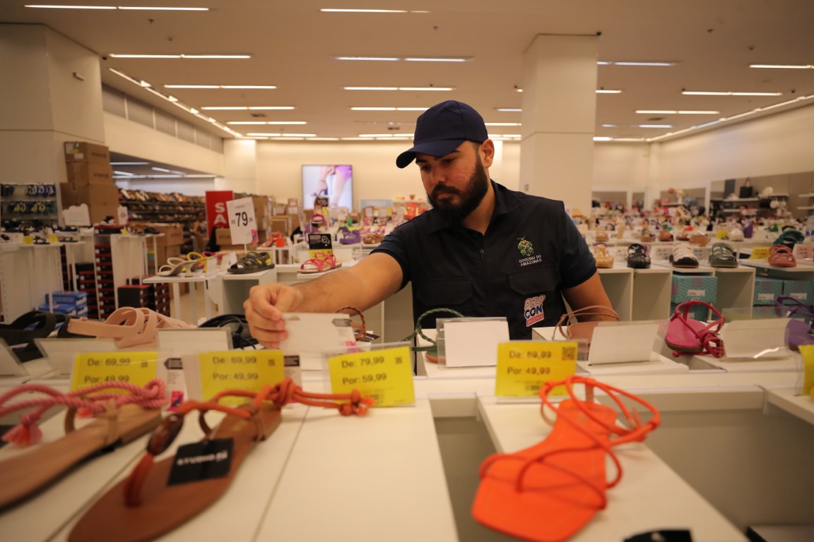 Primeira ação foi realizada em um shopping localizado na zona oeste da capital