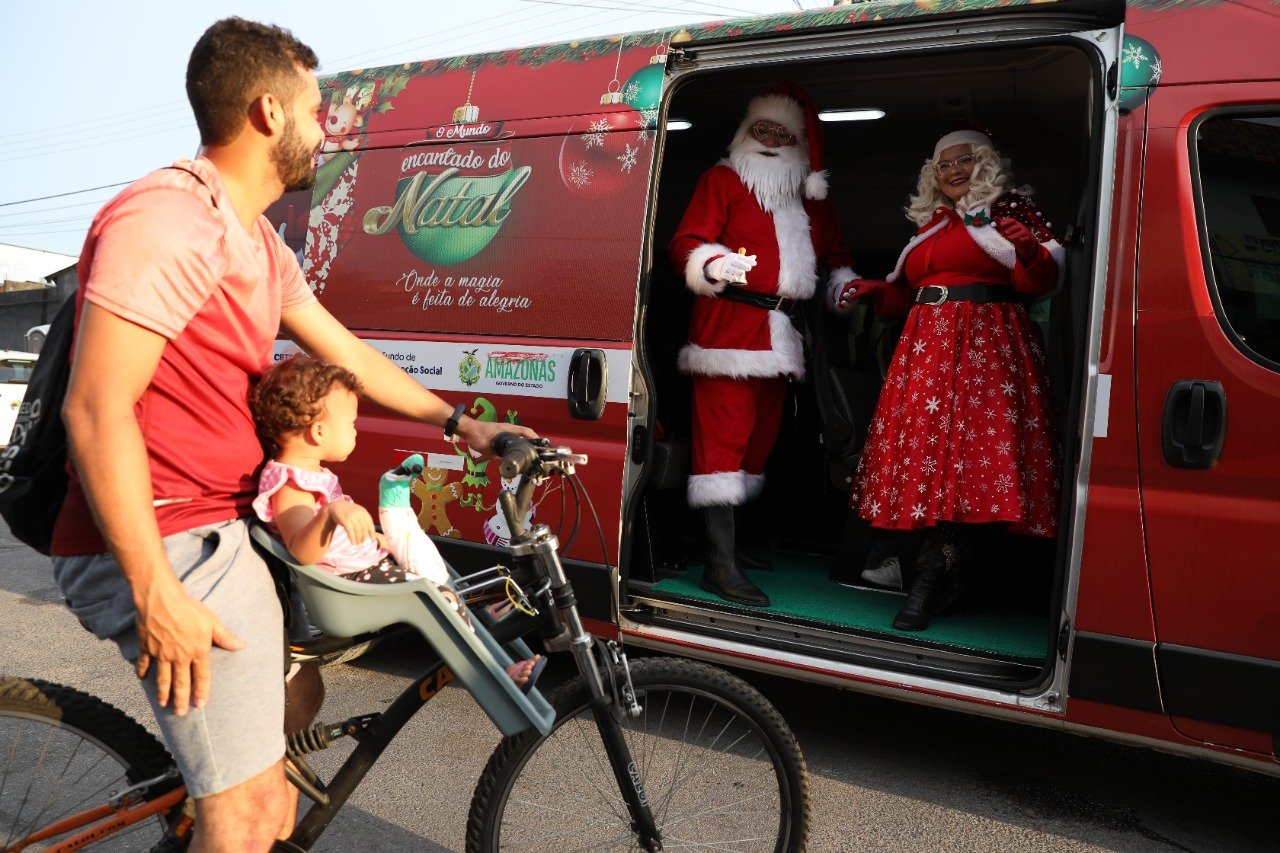 O primeiro bairro a receber a ação do 'Mundo Encantado do Natal' é o Colônia Terra Nova (Igarapé do Passarinho) neste sábado, às 9h
