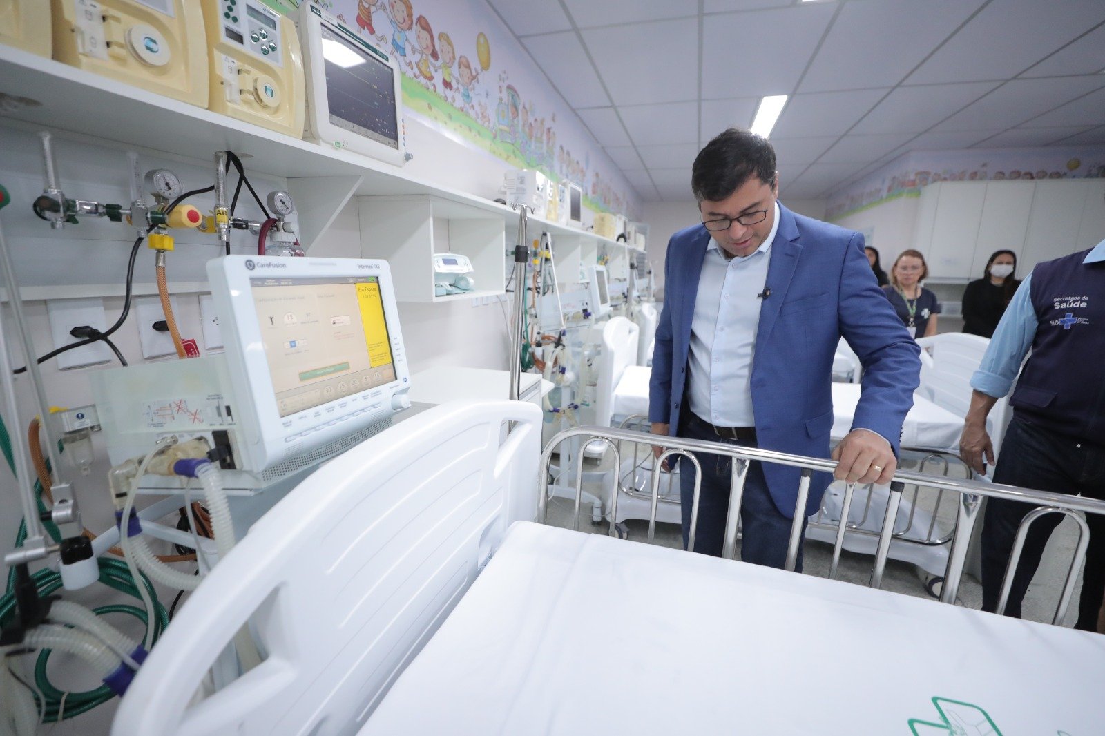 O governador Wilson Lima entregou, nesta terça-feira (31/01), a Unidade de Terapia Intensiva (UTI) Pediátrica do Hospital Infantil Dr. Fajardo