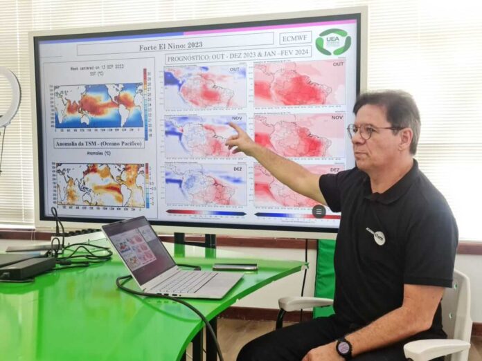 Boletim projeta temperaturas acima da média e atrasos na regularização dos níveis dos rios, com destaque para o Rio Madeira.