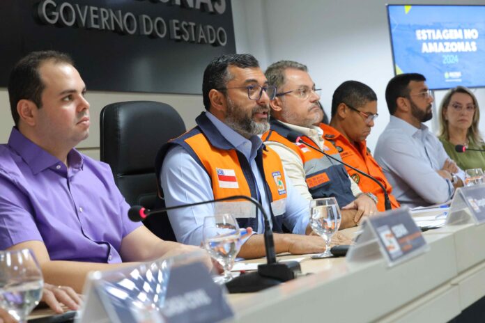 Wilson Lima instituiu o Comitê de Enfrentamento à Estiagem e decretou situação de emergência em 20 municípios.