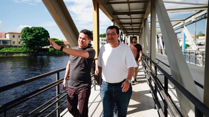 David Almeida, anunciou a construção do novo porto da Manaus Moderna, com investimento federal estimado em R$ 900 milhões.