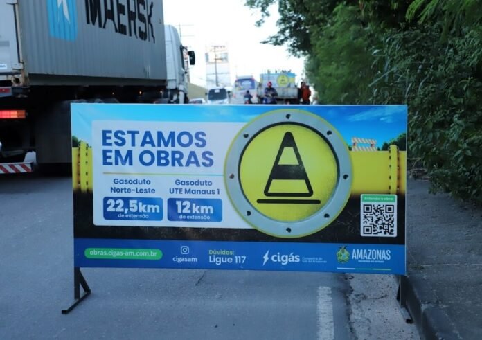 A Cigás intensificou as frentes de trabalho para expandir a rede de distribuição de gás natural (RDGN) em Manaus.