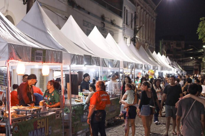 Estão abertas as inscrições para empreendedores e permissionários interessados em participar do espaço gastronômico do #SouManaus Passo a Paço 2025.