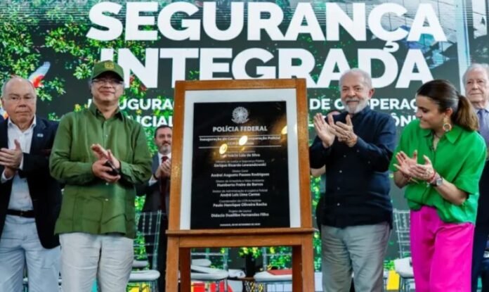 Lula inaugura centro policial em Manaus e afirma que países amazônicos podem enfrentar o crime sem intervenção estrangeira.