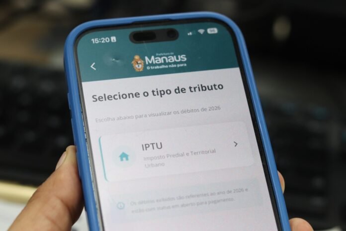 IPTU 2026 já pode ser pago em Manaus com até 12% de desconto pelo aplicativo Manaus Atende. Veja prazos, valores e benefícios.
