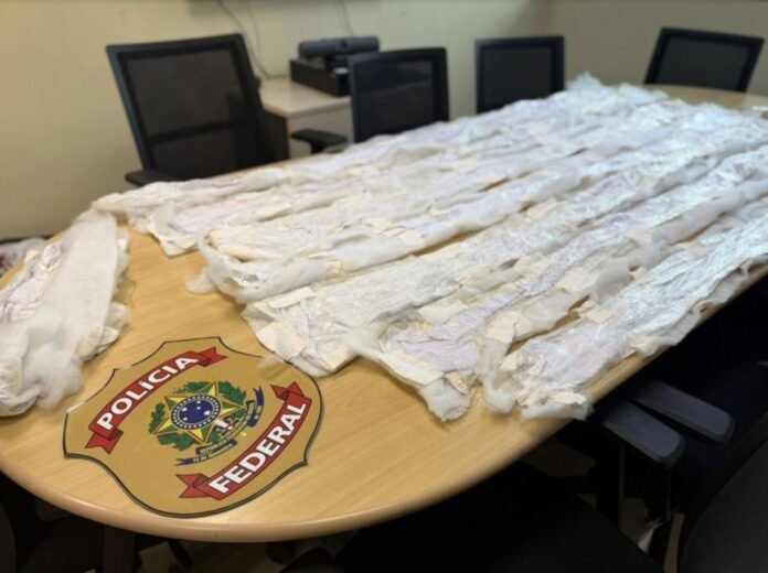 PF apreende cocaína líquida em Manaus que seria enviada à Austrália pelos Correios. Dois suspeitos foram presos em flagrante.