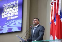 Discurso de Wilson Lima na Aleam faz balanço de dois mandatos e sinaliza despedida do Executivo Discurso de Wilson Lima na Aleam faz balanço de dois mandatos, destaca programas sociais e sinaliza despedida do Governo do Amazonas.