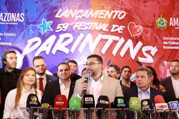 Festival de Parintins 2026 é lançado pelo governador Wilson Lima com investimento de R$ 10 milhões e expectativa de movimentar R$ 193 milhões.