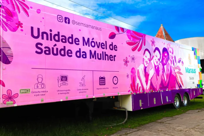 Saiba onde estão as Unidades Móveis de Saúde da Mulher em Manaus.