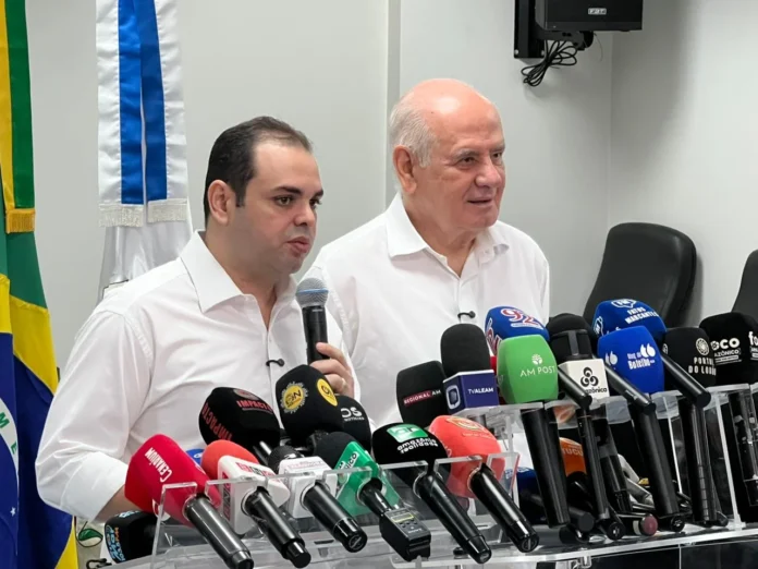 Saiba detalhes sobre a chapa de Roberto Cidade e Serafim Corrêa para a eleição indireta no Amazonas. Registro foi realizado nesta quarta-feira na ALE-AM.