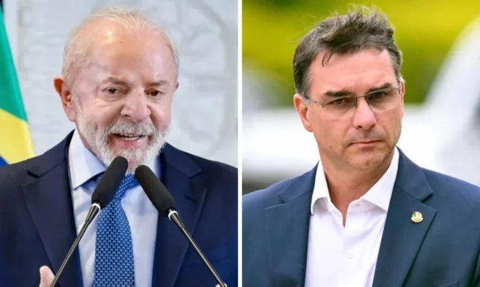 Lula amplia vantagem sobre Flávio Bolsonaro em pesquisa Atlas/Bloomberg após divulgação do caso envolvendo Daniel Vorcaro.