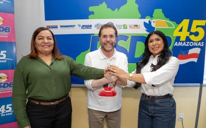 Candidatura de Plínio Valério ao Senado é homologada pelo PSDB-Cidadania. Chapa terá Grace Kelly Barbosa e Judite Pinho nas suplências.