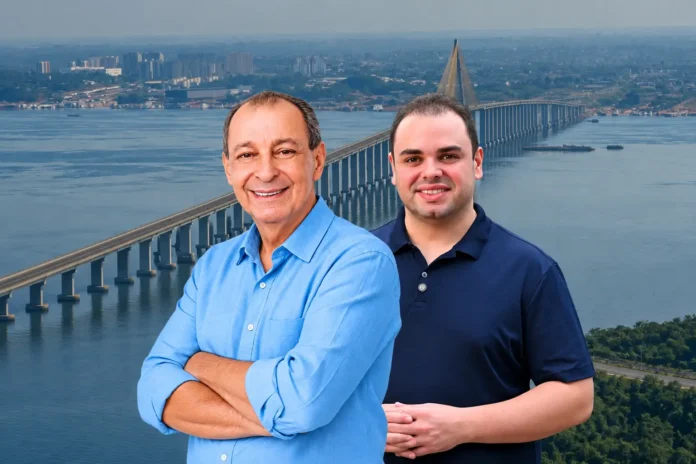 Pesquisa aponta empate entre Omar Aziz e Roberto Cidade pelo Governo do Amazonas, com 27,9% e 27,1%, segundo o Instituto Pontual.
