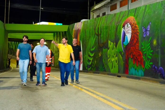 Recuperação de viadutos em Manaus inclui reparo de fissuras, iluminação em LED, calçamento, drenagem e melhorias na segurança viária.