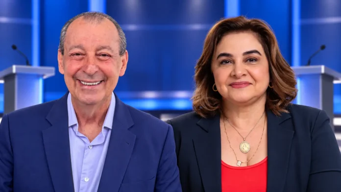 Saiba quando será o debate para governo do Amazonas, veja o horário e descubra onde assistir ao confronto entre Omar Aziz e Professora Maria do Carmo.