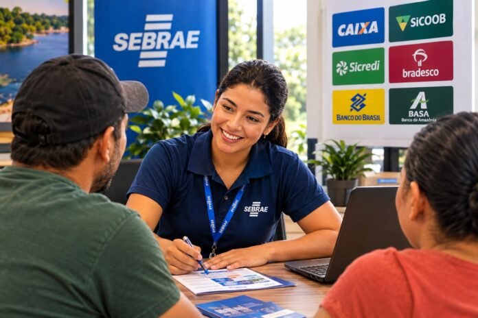 Empreendedores de Humaitá poderão consultar seis instituições financeiras e comparar opções de crédito durante ação promovida pelo Sebrae Amazonas.